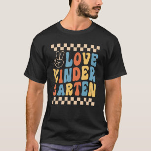Camiseta Amor Jardim De Infância, Paz, Fogueira, Primeiro D