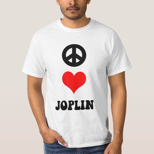 Camiseta amor Joplin da paz (Frente)