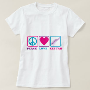Camiseta Amor Keytar da paz
