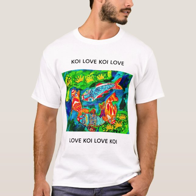 CAMISETA AMOR KOI (Frente)