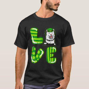 Camiseta Amor Lapphund Lucky Clover Shamrock Rua Pat Finlan