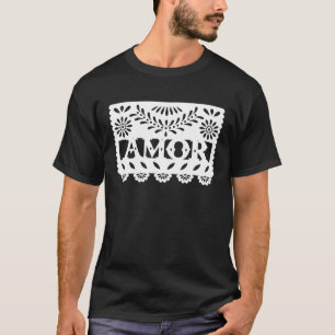Camiseta Amor latinx Latina orgulhoso do mexicano