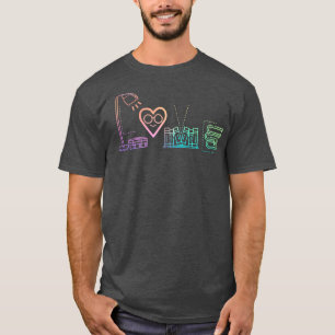 Camiseta Amor Lendo Livro Amplia Abibliofobia Bookworm Rea