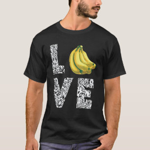 Camiseta Amor Leopardo Banana Comida Vegana Verão Fruta Veg