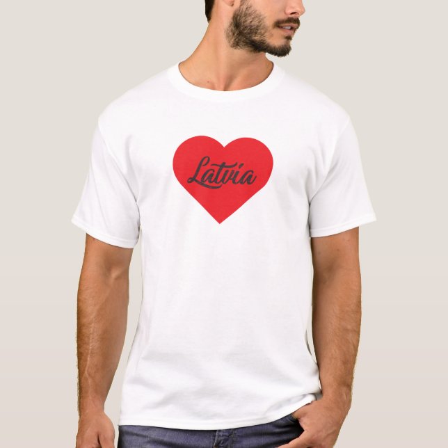 Camiseta Amor Letónia (Frente)