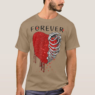 Camiseta Amor Louco Machuca Dor Cardíaca Quebrada Esqueleto