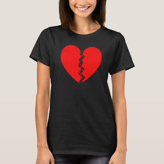Camiseta Amor Louco Machuca Dor Cardíaca Quebrada Esqueleto (Frente)