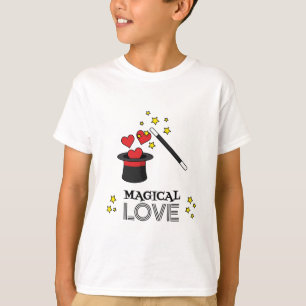 Camiseta Amor Mágico - Preto