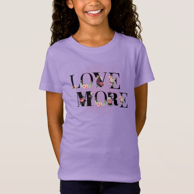 Camiseta Amor Mais Mensagem Inspiracional T-Shirt (Frente)