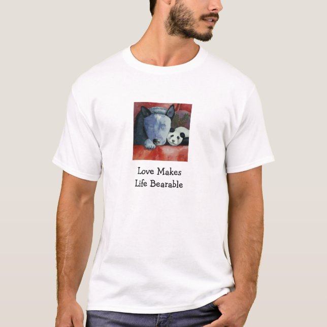 Camiseta Amor MakesLife suportável (Frente)