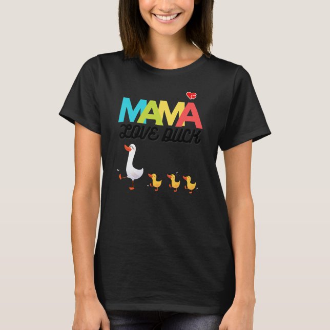 Camiseta Amor, mamãe abraça um presente de dia de as mães l (Frente)