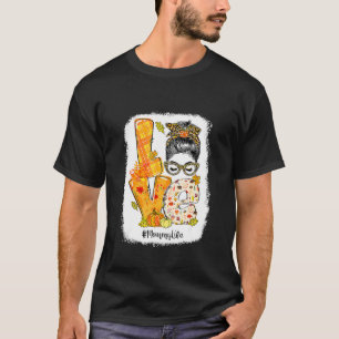 Camiseta Amor Mamãe Agradável Vida Maldita Obrigado de Pneu