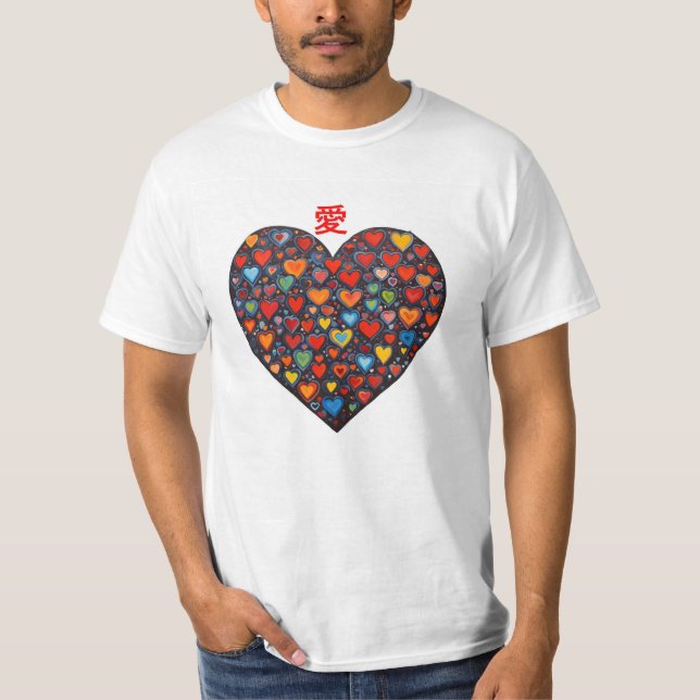 Camiseta Amor - Mandarim (Frente)