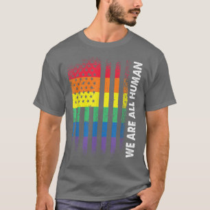 Camiseta Amor Marca Humana Americana Gay LGBTQ LGBT Pr