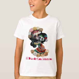 Camiseta Amor maternal de esqueleto mexicano