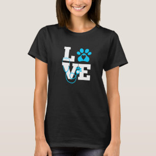 Camiseta Amor Medicina Veterinária Semana do Técnico de Vet