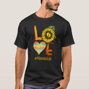 Camiseta Amor Minnie Vida Vovó Flor Do Sol Dia Das Mães