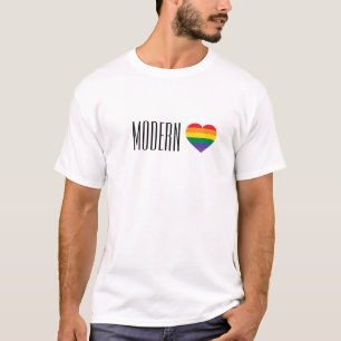 Camiseta Amor Moderno - Arco-Íris