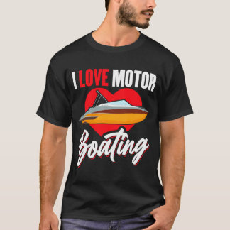 Camiseta Amor motonáutica barqueiro proprietário capitão po