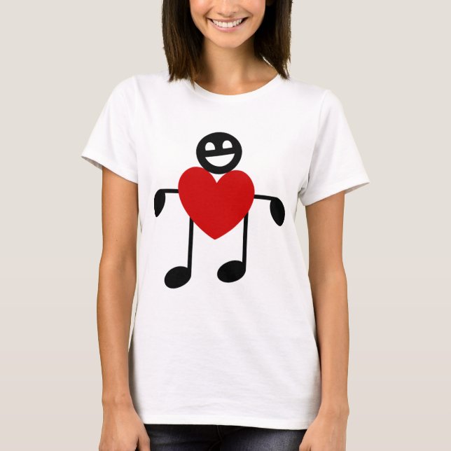 Camiseta Amor Musical (Frente)