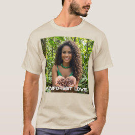 CAMISETA AMOR NA FLORESTA TROPICAL
