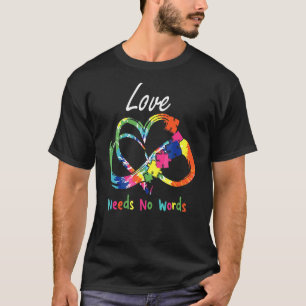 Camiseta Amor Não Precisa De Palavras Enfermeira