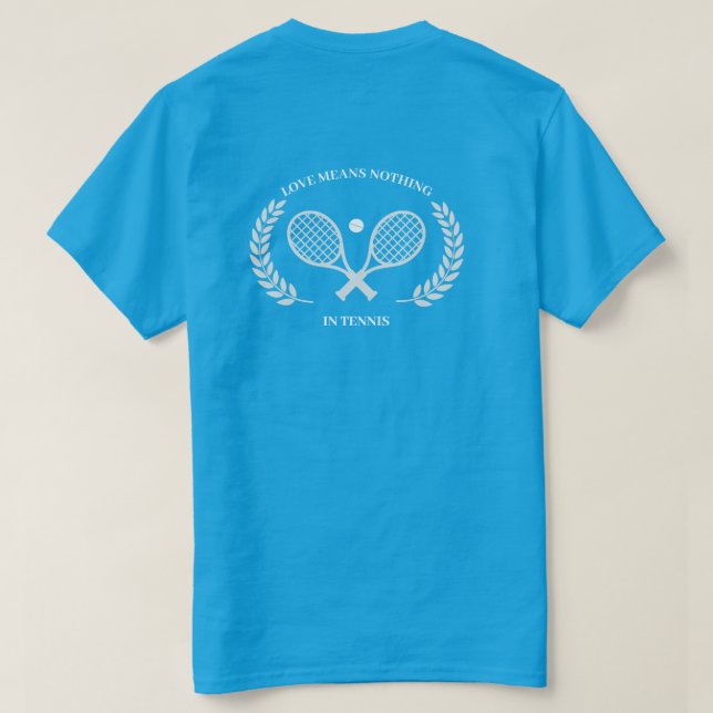 Camiseta Amor Não Significa Nada Na Tênis - Design (Verso do Design)