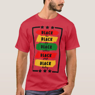 Camiseta Amor negro alegria negra excelência negra orgulho 