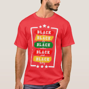 Camiseta Amor negro alegria negra excelência negra orgulho