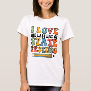 Camiseta Amor No Dia Passado Testando Engraçado Professor
