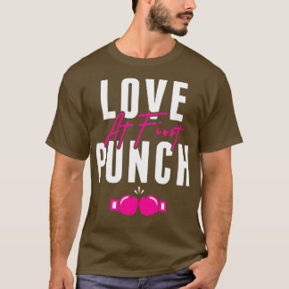 Camiseta Amor no Primeiro Jogo da Puta Luvas Rosa