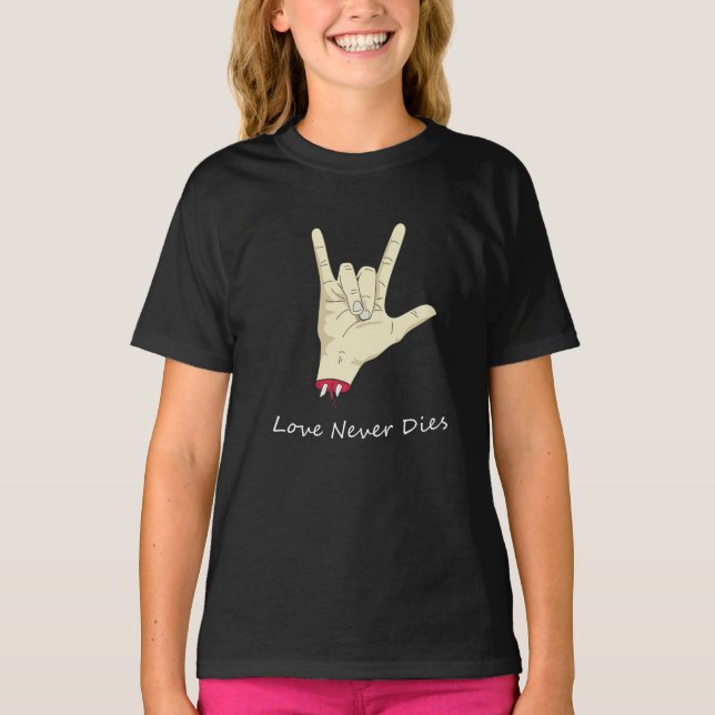 Camiseta Amor Nunca Morre (Frente)