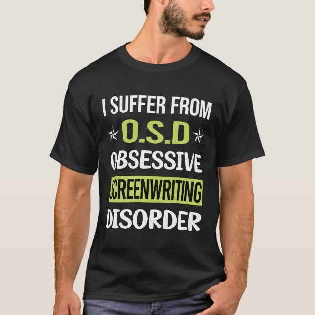 Camiseta Amor Obsessivo Roteiro Roteirista (Frente)