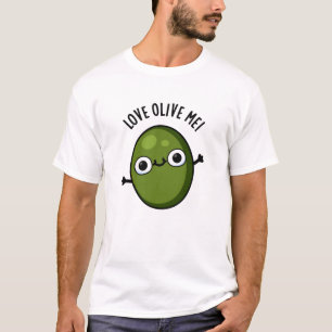 Camiseta Amor Olive Me Engraçado Comida Pun