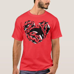 Camiseta Amor Orca Oferece Baleia Assassina