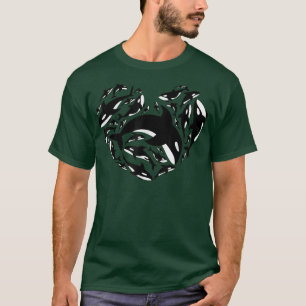 Camiseta Amor Orca Oferece Baleia Assassina