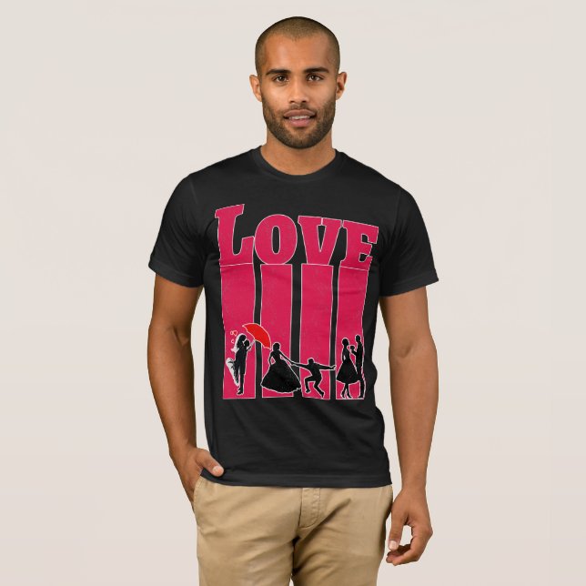 Camiseta Amor | Os melhores presentes de dia de os namorado (Frente Completa)