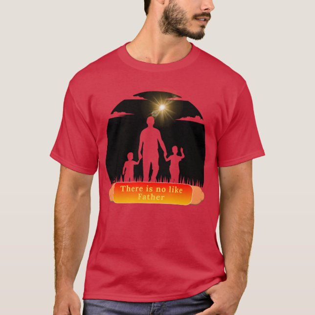 Camiseta amor pai retrô (Frente)