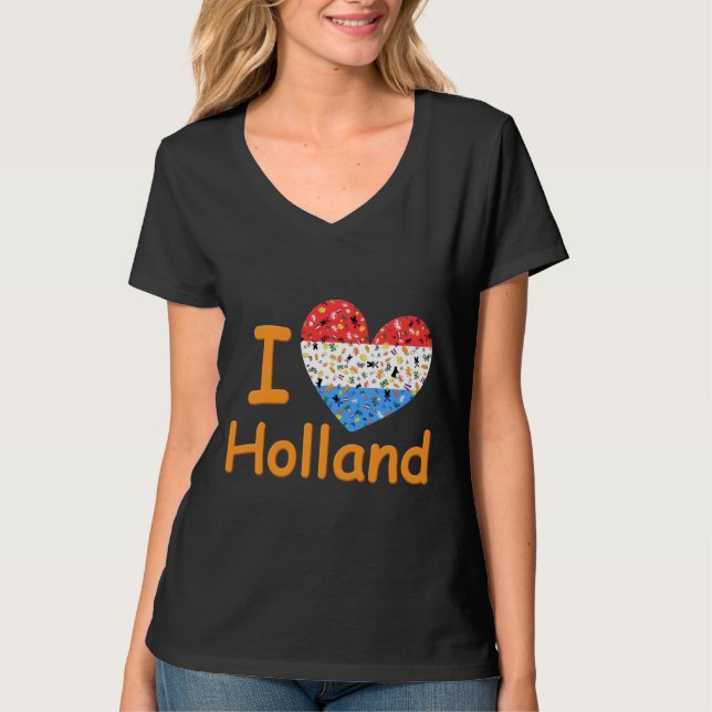 Camiseta Amor para Holland (Frente)