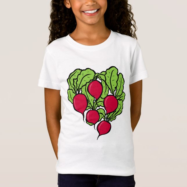 Camiseta Amor para rabanetes (Frente)