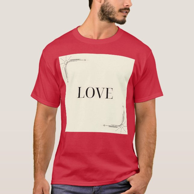 Camiseta Amor para você menino (Frente)