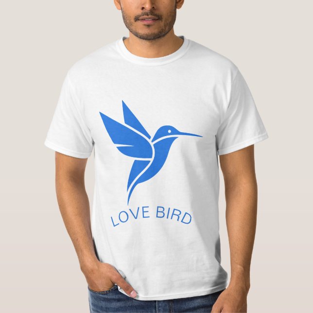 CAMISETA AMOR PÁSSARO (Frente)