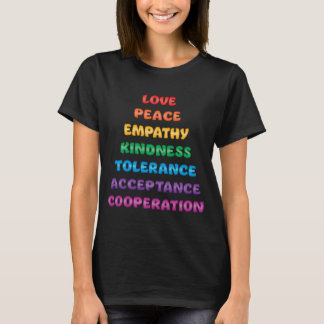 Camiseta Amor, paz...