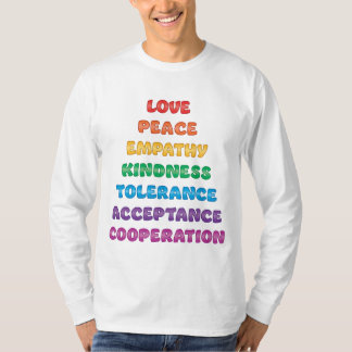 Camiseta Amor, Paz, Empatia...