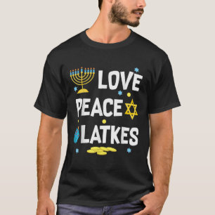 Camiseta Amor Paz Trava Hanukkah Chanukah Jewish Funny G
