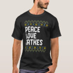 Camiseta Amor Paz Trava Hanukkah Chanukah Judeu<br><div class="desc">Amor Paz Trava Hanukkah Chanukah Judeu</div>