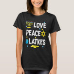 Camiseta Amor Paz Trava Hanukkah Chanukah Judeu<br><div class="desc">Amor Paz Trava Hanukkah Chanukah Judeu.</div>