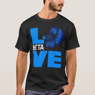 Camiseta Amor Peixe Betta Dono de Tanque Tropical Humor
