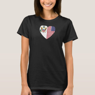 Camiseta Amor Pela Pátria E Orgulho Americano