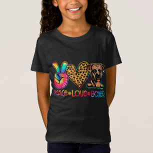 Camiseta Amor pela Paz Cachorro Seco